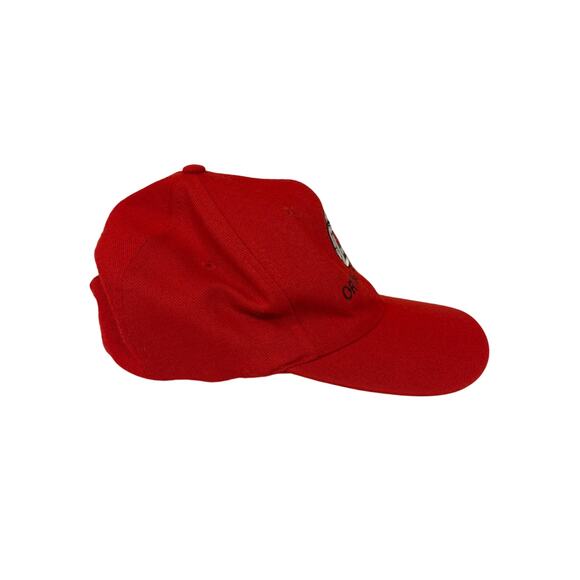 Vtg Orting Football KC adjustable red OSFA snapback hat - Picture 2 of 5
